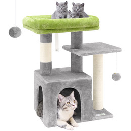 F26 Cat Tower(Light Gray,26-inch)