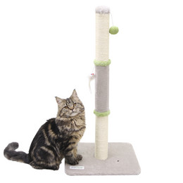 SC32 Kitten Scratching Post(Light Gray)