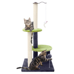 SC34 Kitten Scratching Post(Dark Gray,34-inch)