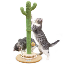 SC31 Tall Scratching Post for Cats(Green,31-inch)