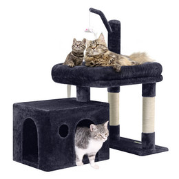 F32 Cat Tree(Dark Gray,32-inch)