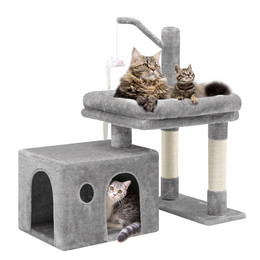 F32 Cat Tree(Light Gray,32-inch)