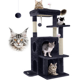 FC50 Adult Cat Tree(Dark Gray,50-inch)