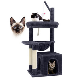 F46A Cat Tree(Dark Gray,46-inch)