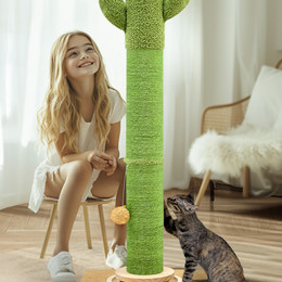 SC37 Scratching Posts(Green,37-inch)